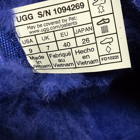 New Mens Bright Blue UGG Neumel Boots Shoes Lace Up 1094269 9 USA 40 Europe - Picture 8 of 14
